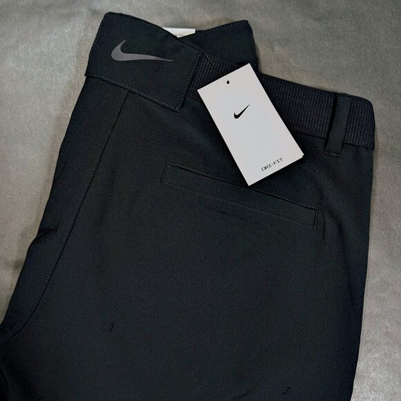 $95 Nike Dri-Fit Vapor Golf Pants Size 34x30 Slim Fit Black Performance - Picture 1 of 10
